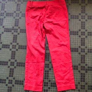 LOFT Pants - LOFT Marisa Pants, Red, Size 2 LOFT Pants - LOFT Marisa Pants, Red, Size 2